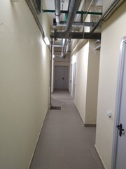 Technical premises in the basement of the house