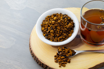 Natural, organic Chaga mushroom and chaga mushroom tea.