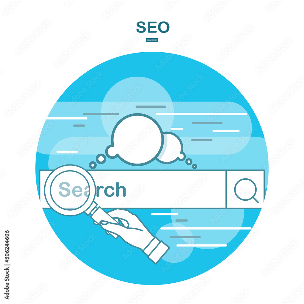 Aufkleber flat design vector illustration icons set of analytics search information and website seo optimizati