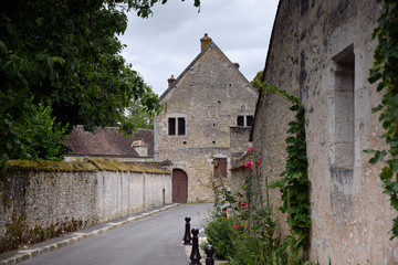 Gasse in Provins, Frankreich