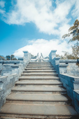 A beautiful view of Lempuyang temple in Bali, Indonesia