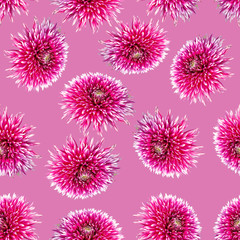 Obraz premium Abstract seamless floral pattern