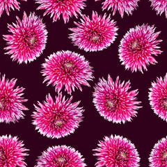 Abstract seamless floral pattern