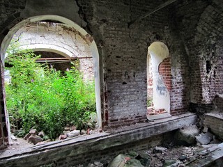 Church of the resurrection in the village 