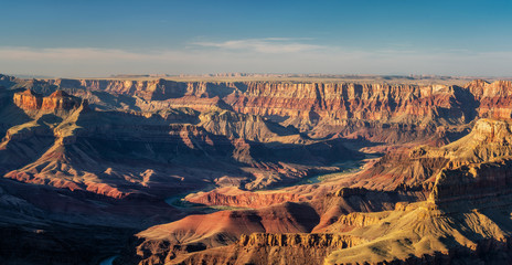 Sunset, Grand Canyon National Park - Zuni Point Colorado River view	