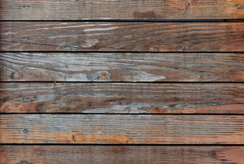 Obraz premium Wood plank texture for your background. Top view, copyspace.