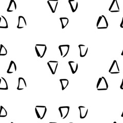 Seamless triangle scandinavian pattern. Textile background. Wrapping texture. Stock vector