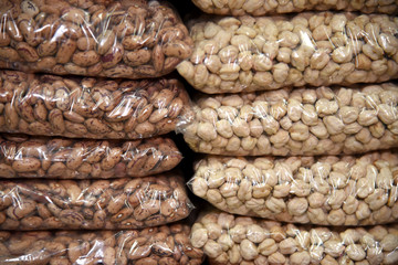 Grocery store cereals and dried apricots