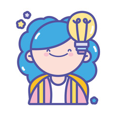 back to school student girl creativity idea