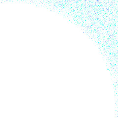 Blue, cyan, turquoise glitter stars confetti