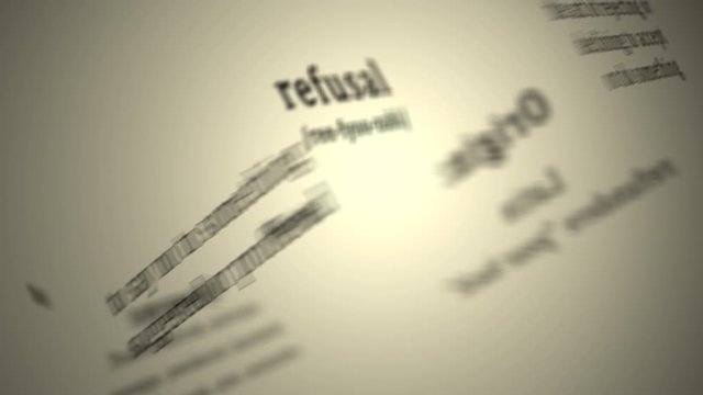 Definition: Refusal