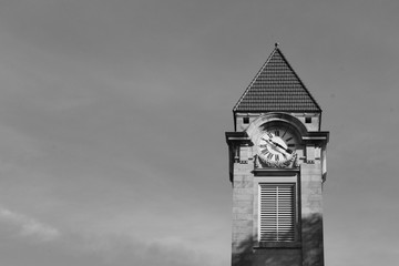 old clock tower - Powered by Adobe