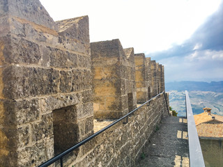 wall of San Marino