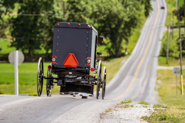 Slow Moving Amish Buggy