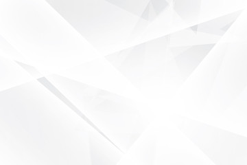 Abstract geometric white and gray color background. Vector, illustration.	