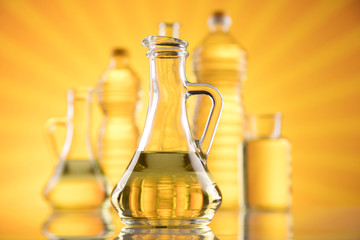 Oil products, Extra virgin olive, sunflower seed, rapeseed oil