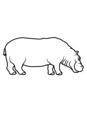 Dickes Nilpferd Design 