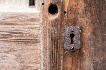 Rusty Old Skeleton Lock