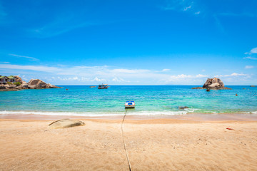 Beautiful Tropical Island Beach at Koh Tao, Thailand