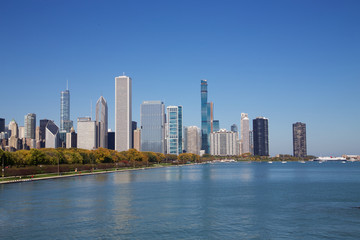 Obraz na płótnie Canvas Downtown Chicago Skyline