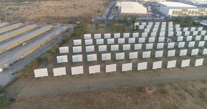 solar cells, industrial park