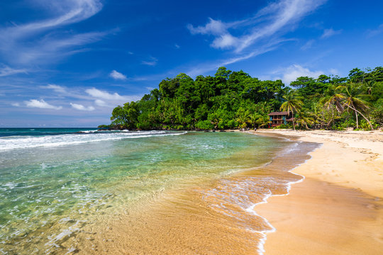 The beautiful Red Frog Beach, Bocas del Toro, Panama