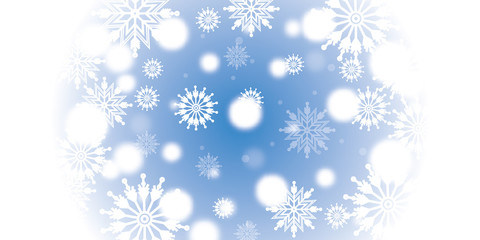 Christmas snowflakes background