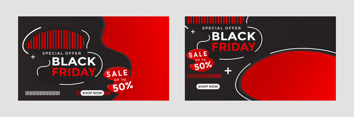 Black Friday Special Offer - Up to 50% Sale Banner
