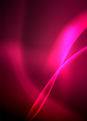 Shiny color bright neon abstract wave template. Abstract bright light. Neon light glowing effect. Space background. Abstract shape