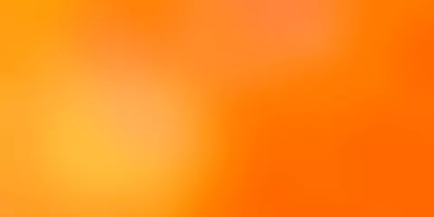 Schilderijen op glas Empty yellow orange background. Blur widescreen wallpaper. Abstract juice texture. Fire color defocused image. Empty illustration. © avextra