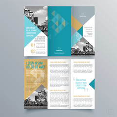 Brochure design, brochure template, creative tri-fold, trend brochure