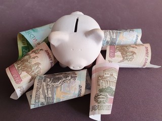 economy and finance with Russian money