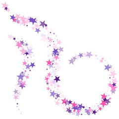 Magic sparkles decorative print.