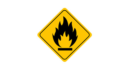  fire warning sign