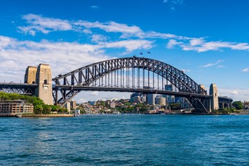Fototapeta na wymiar The great view around Harbour Bridge in Sydney