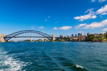 The great view around Harbour Bridge in Sydney