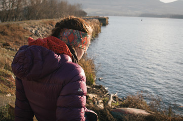 Bike riding in winter, dry roads and the sunshine instead od snow
