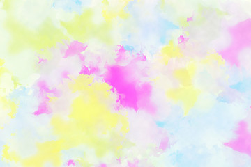 Plakat Dreamy abstract watercolor painting background
