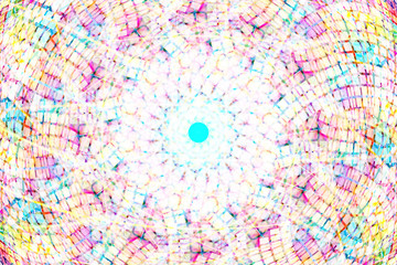 A dreamlike abstract background made up of colorful fragments