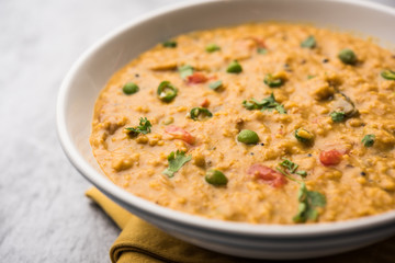 agriculture, asian, background, bowl, breakfast, cereal, closeup, cooked, dal, dieting, digest, digestion, digestive, dry, fenugreek, fiber, flake, flakes, food, golden, grain, healthy, indian, ingrad