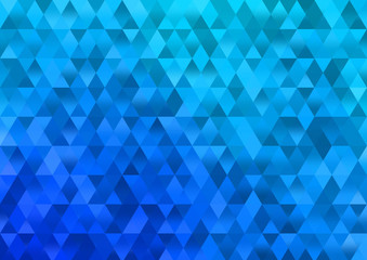 Blue geometric abstract background