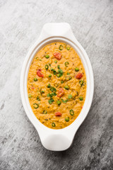 agriculture, asian, background, bowl, breakfast, cereal, closeup, cooked, dal, dieting, digest, digestion, digestive, dry, fenugreek, fiber, flake, flakes, food, golden, grain, healthy, indian, ingrad