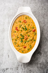 agriculture, asian, background, bowl, breakfast, cereal, closeup, cooked, dal, dieting, digest, digestion, digestive, dry, fenugreek, fiber, flake, flakes, food, golden, grain, healthy, indian, ingrad