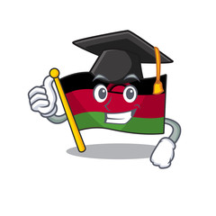 happy flag malawi wearing a black Graduation hat - 306299820