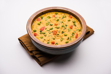 agriculture, asian, background, bowl, breakfast, cereal, closeup, cooked, dal, dieting, digest, digestion, digestive, dry, fenugreek, fiber, flake, flakes, food, golden, grain, healthy, indian, ingrad