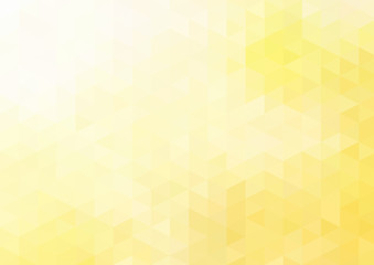 Yellow geometric abstract background