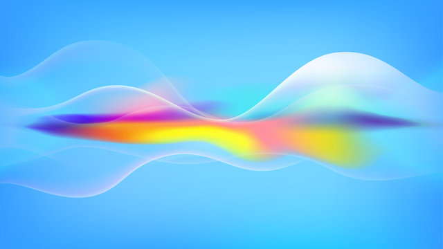 Speaking sound wave illustration vector background