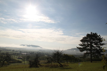 Montsec dans les nuages