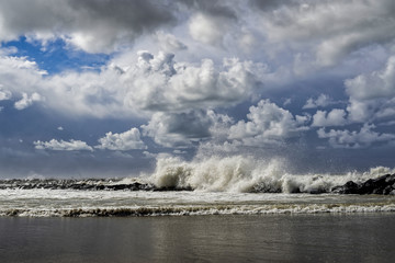 Sea storm