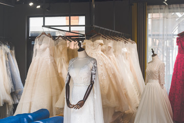 Wedding dresses from the wedding dress store
